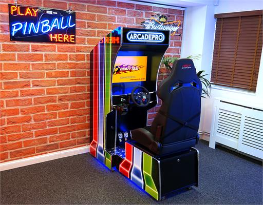ArcadePro Racer Sit-Down Driving Arcade Machine